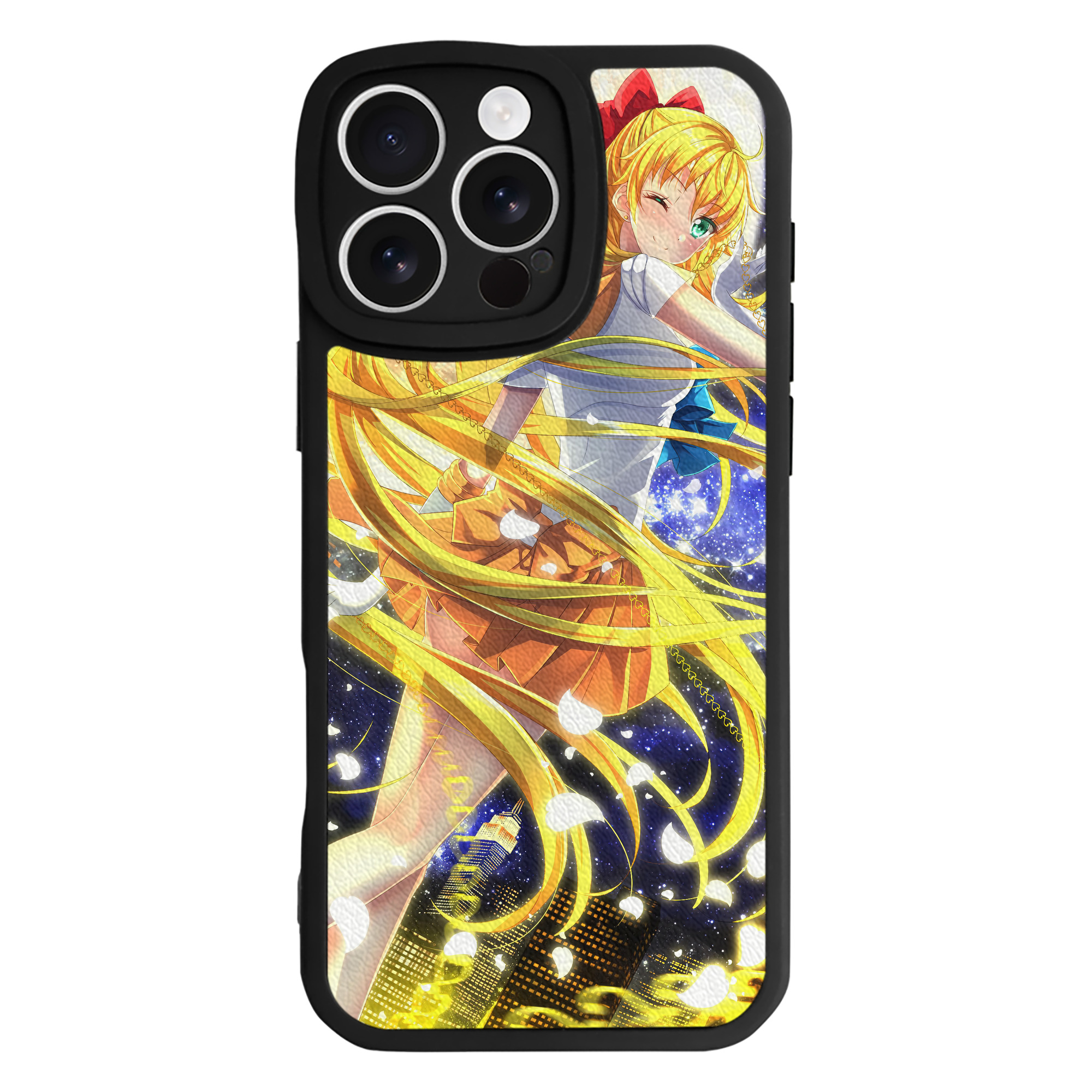 （画像用） 美少女戦士セーラームーン Sailor Moon 【iPhone 16シリーズ対応】シリコンスマホケース（レザー調） 材質：シリコン